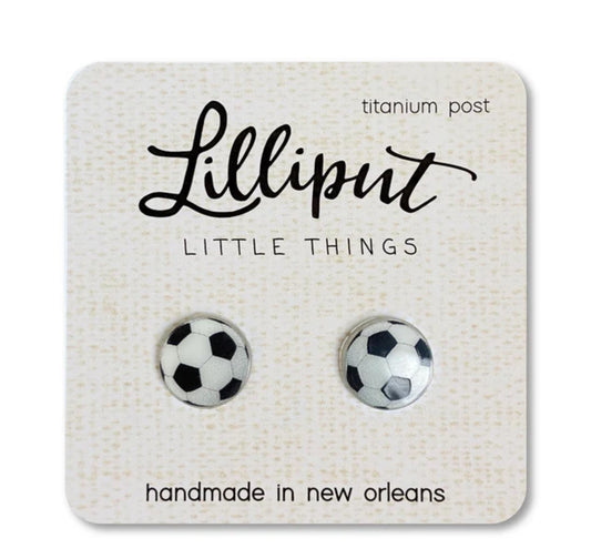 Soccer Earrings