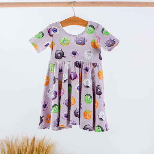 Spooky Sprinkles organic cotton twirl dress