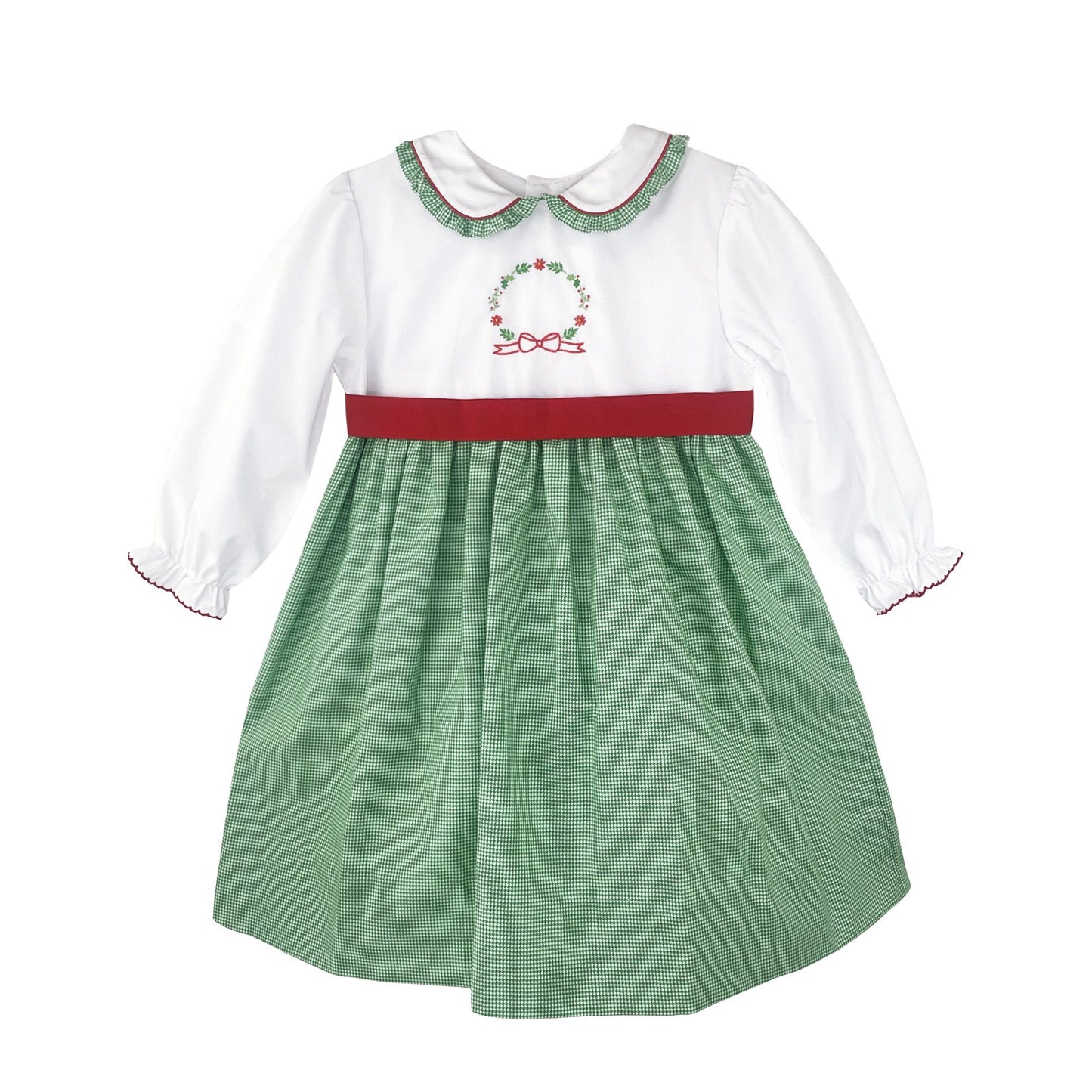 Green Christmas Wreath Dress