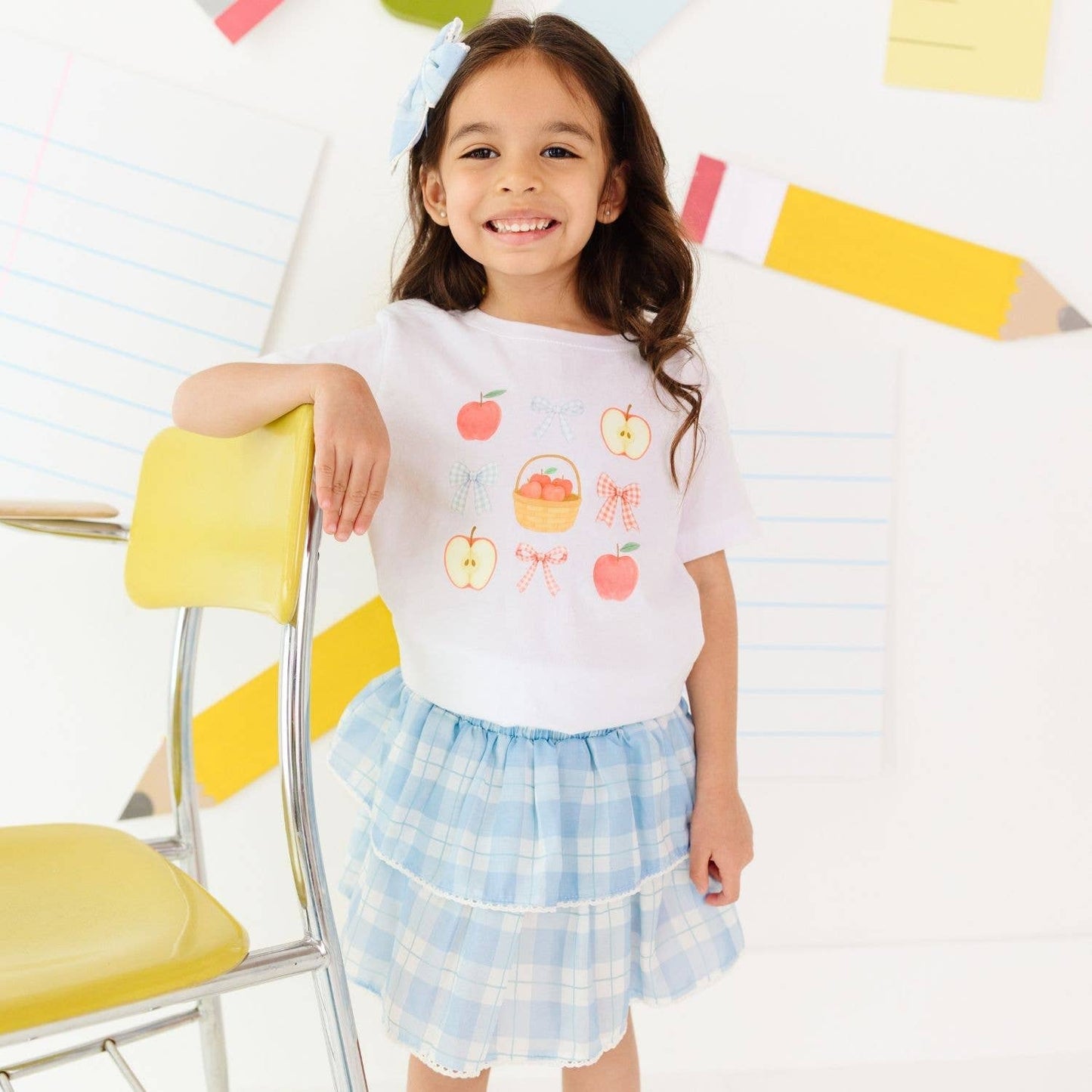 Blue Plaid Skort - Back To School