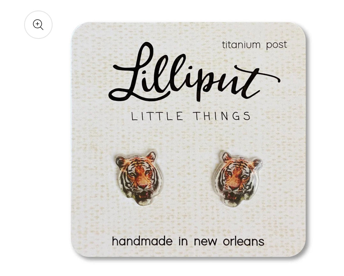 Tiger earrings