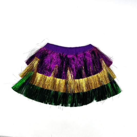 Mardi Gras Tinsel Skirt