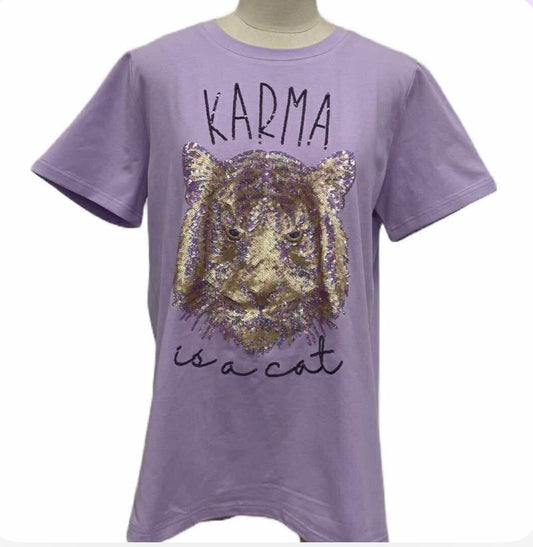Tiger Karma Sequin Shirt Child and Adult