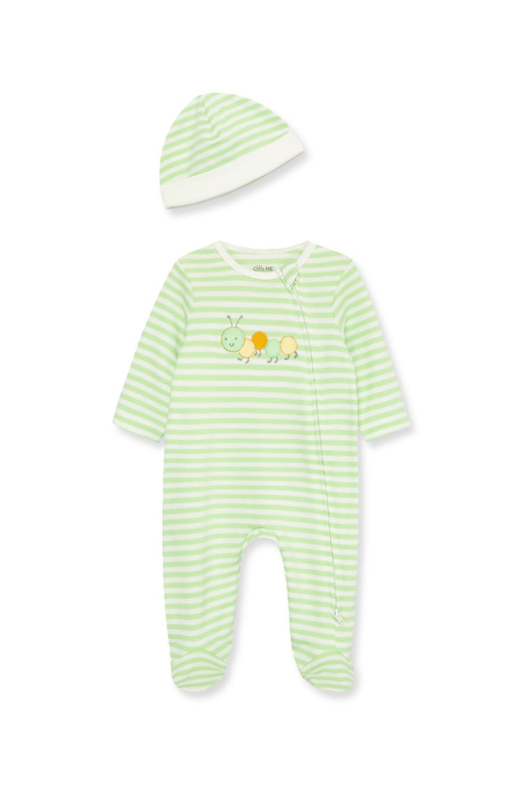 Caterpillar Footie and Hat