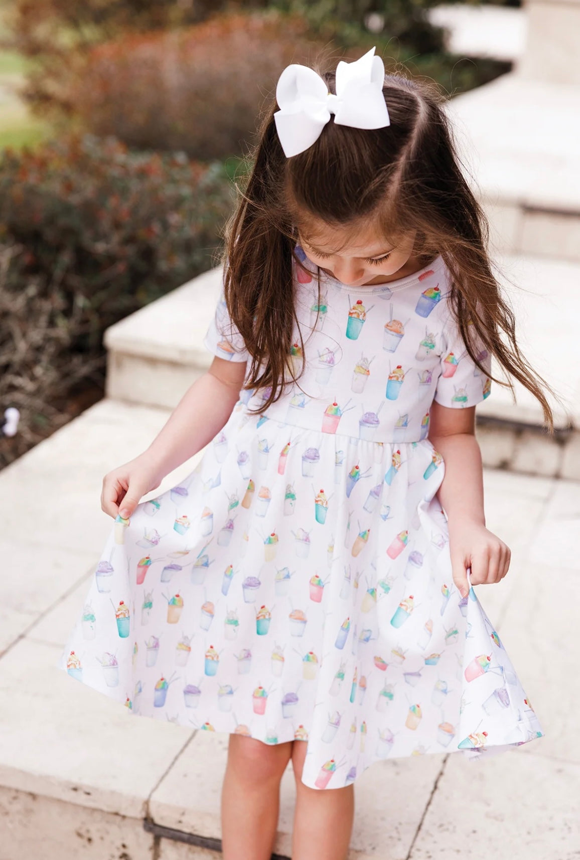 Snowballs Organic Cotton Twirl Dress