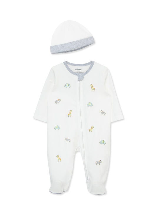 Safari Footie and Hat