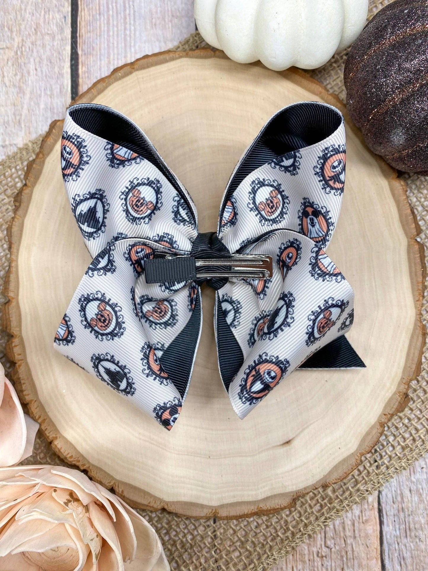 Haunted Mystery Hair Bow | Halloween Hair Bow