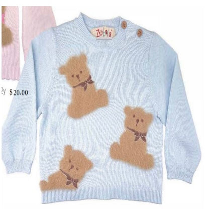 Blue bear sweater