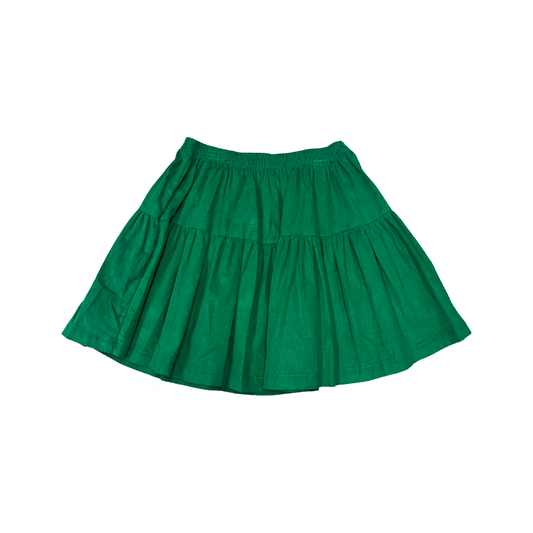 Green Corduroy Skirt