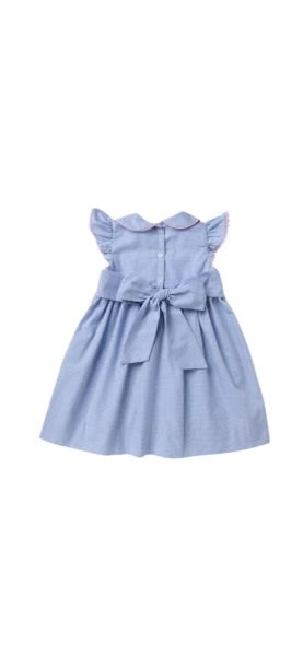 Smocked ABC & Apple Dress