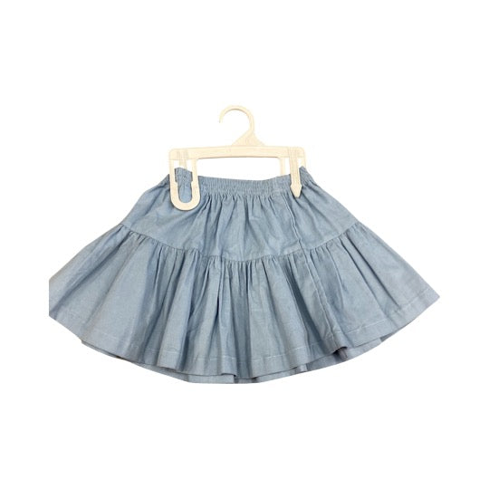 Corduroy Blue Skirt