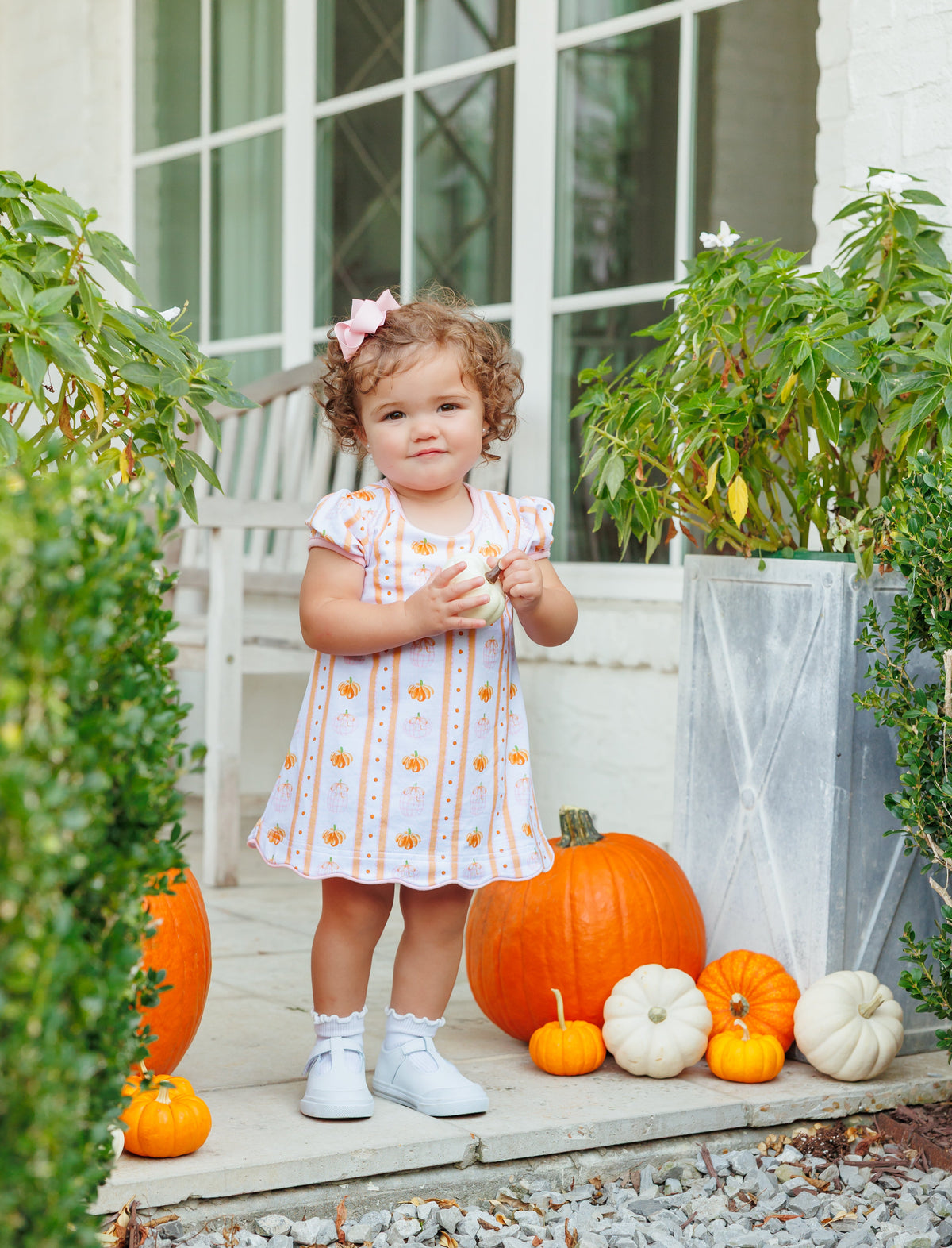 Pumpkin Patch Scalloped Onsie