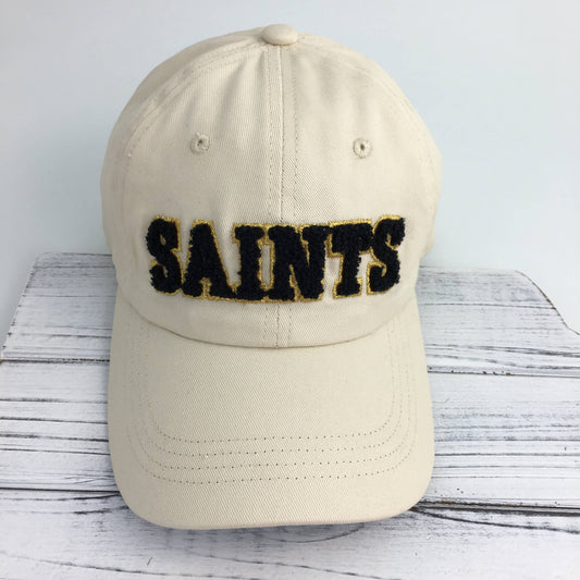 Chenille “SAINTS” Baseball Cap