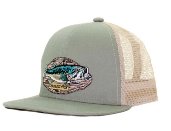 Bass mount trucker hat