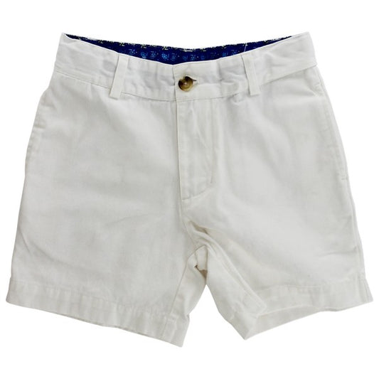 White Twill Shorts