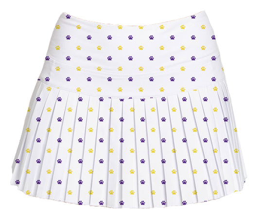 Tiger Paw Pleated Skort