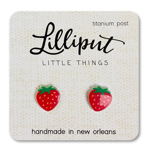 Strawberry earrings