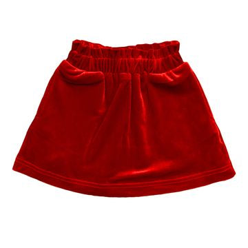 Red Velvet Skirt