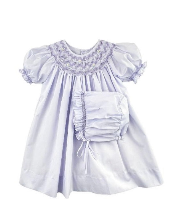 Lavender Smocked Dress