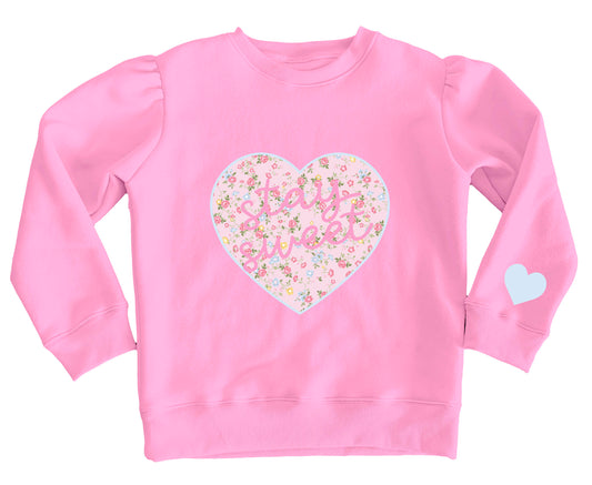 Sequin Appliqué Stay Sweet Top