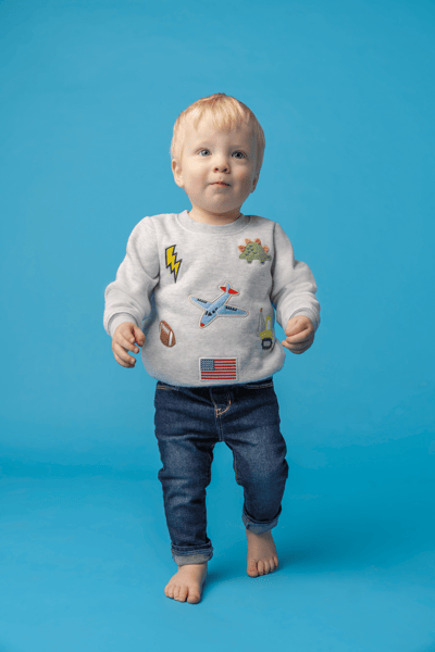 All Boy Patch Sweatshirt