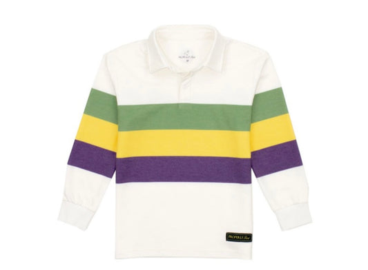 Mardi Gras performance rugby shirt