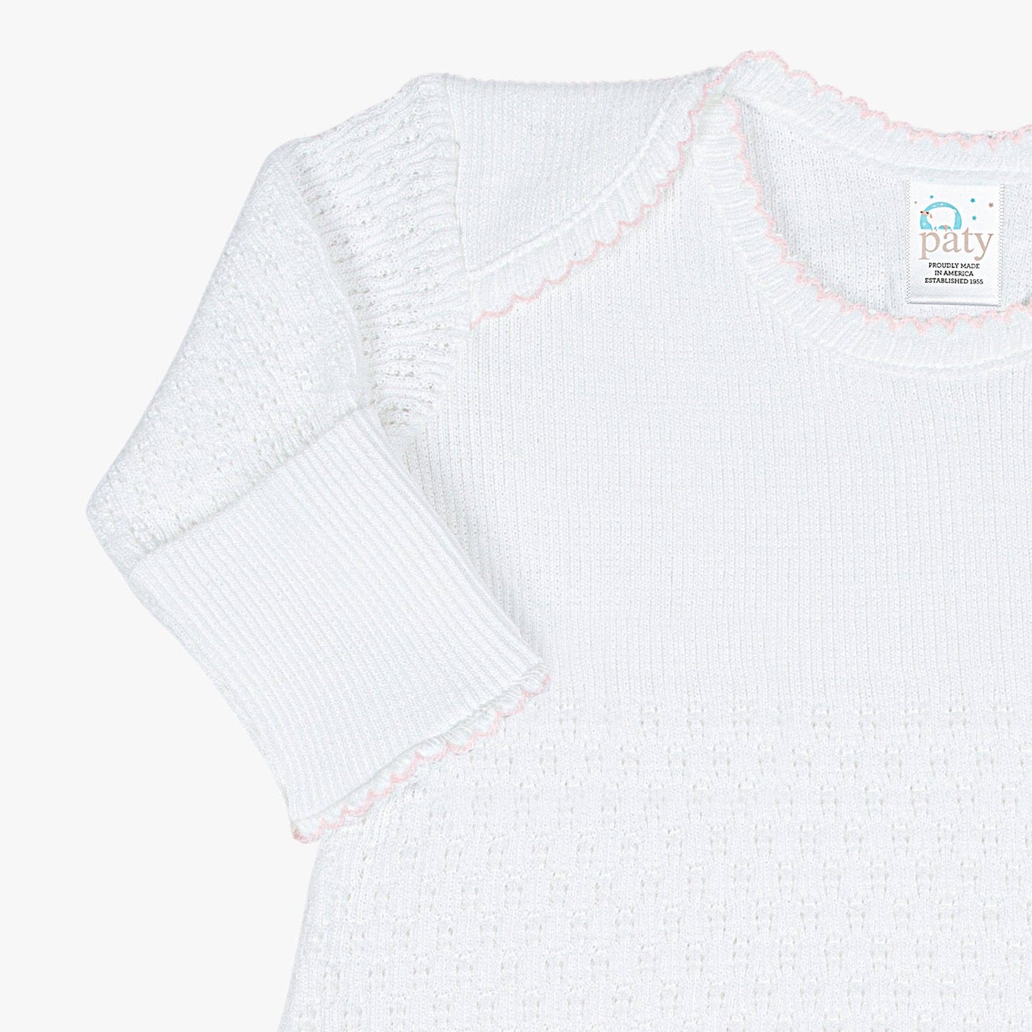 Paty Knit Overlap Shoulder Gown