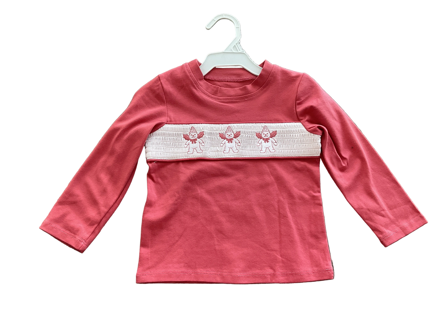 Smocked Nola Snowman Shirt