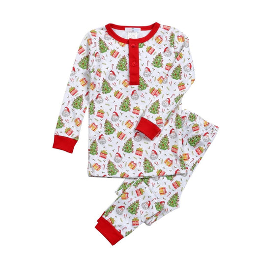 Santa Claus Pima  pajama set