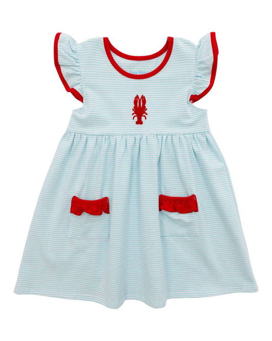 Crawfish Dress and Flutter Bubble