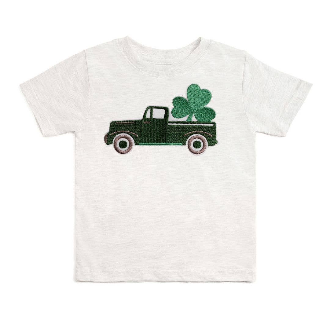 Shamrock Truck Patch St. Patrick's Day Short Sleeve T-Shirt