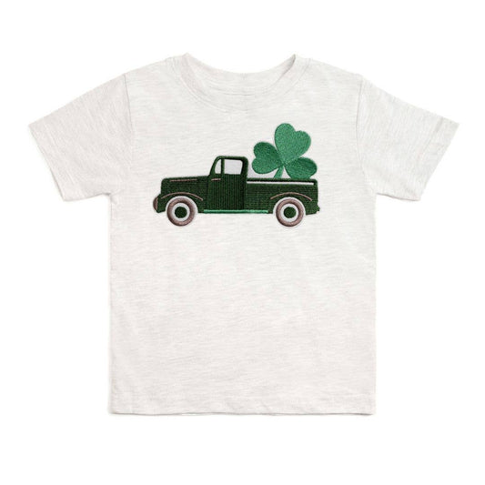 Shamrock Truck Patch St. Patrick's Day Short Sleeve T-Shirt