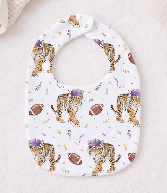 Kickoff in Louisiana Organic Cotton Bib
