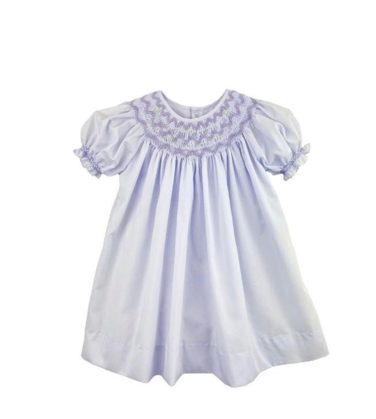 Lavender Smocked Dress