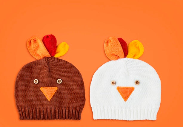 Gobbling turkey hats