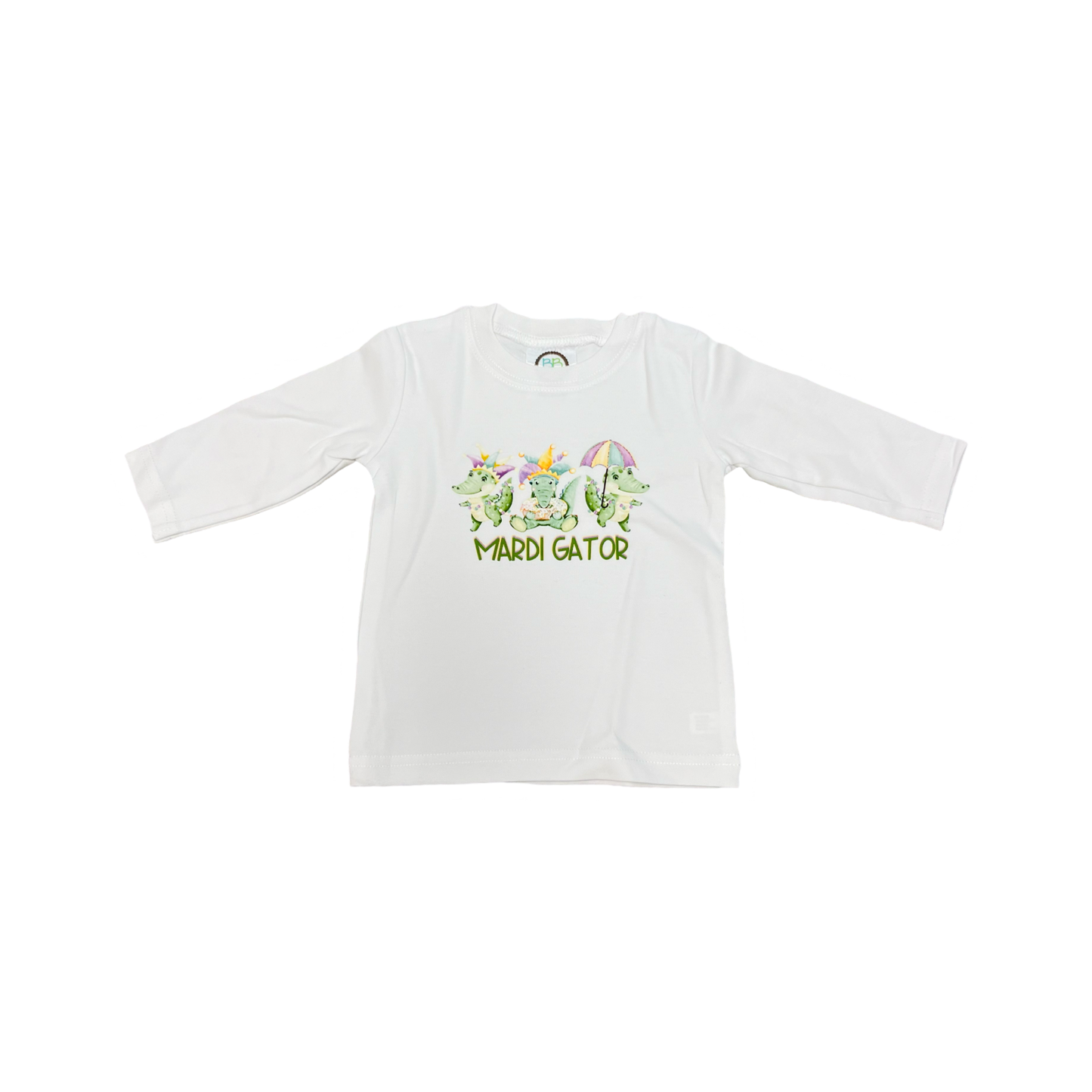 Trio Mardi Gras Gator Shirt