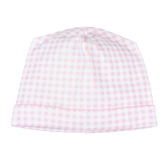 Mini Checks Hat - Pink
