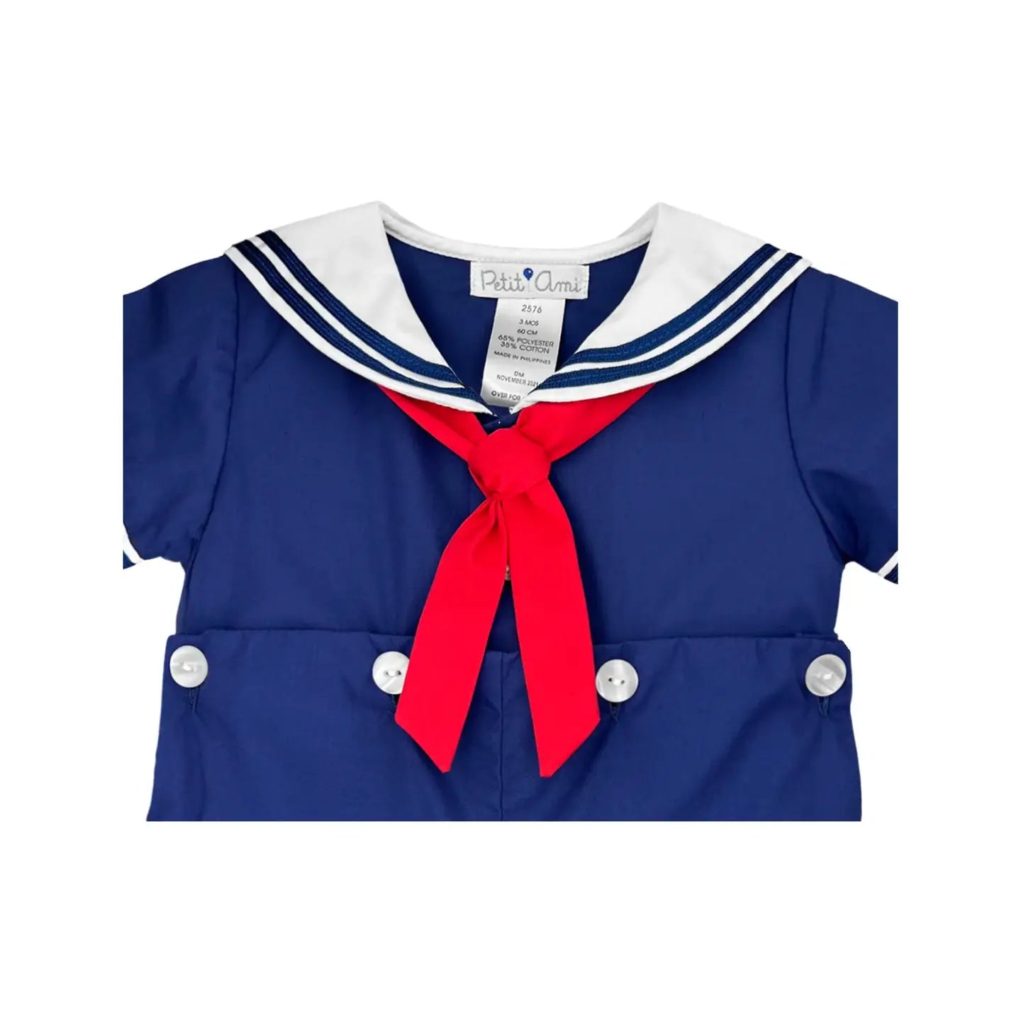 Nautical Sailor Bobby Suit: Navy