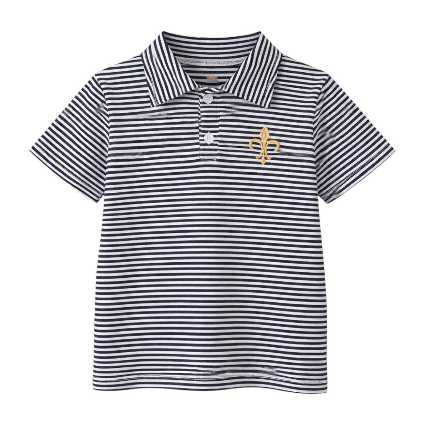 Gameday  Polo Saints Stripes