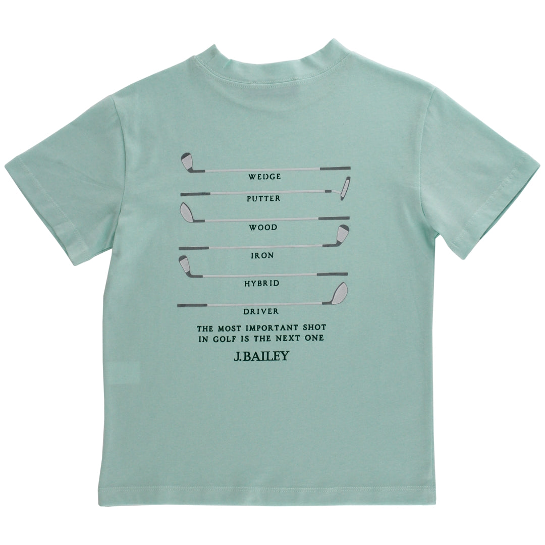 S/S Clubs Tee in Seaglass