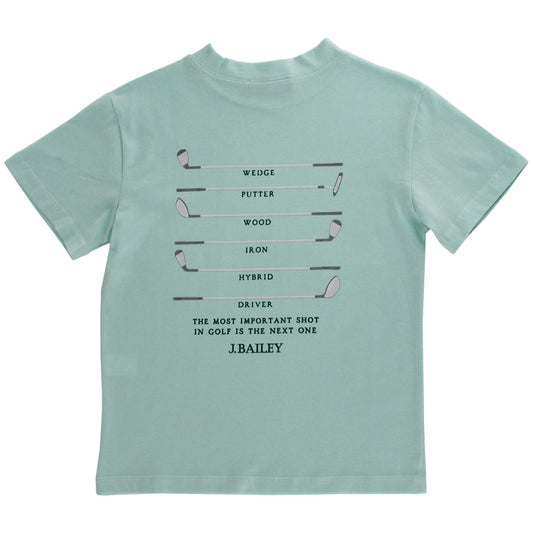 S/S Clubs Tee in Seaglass