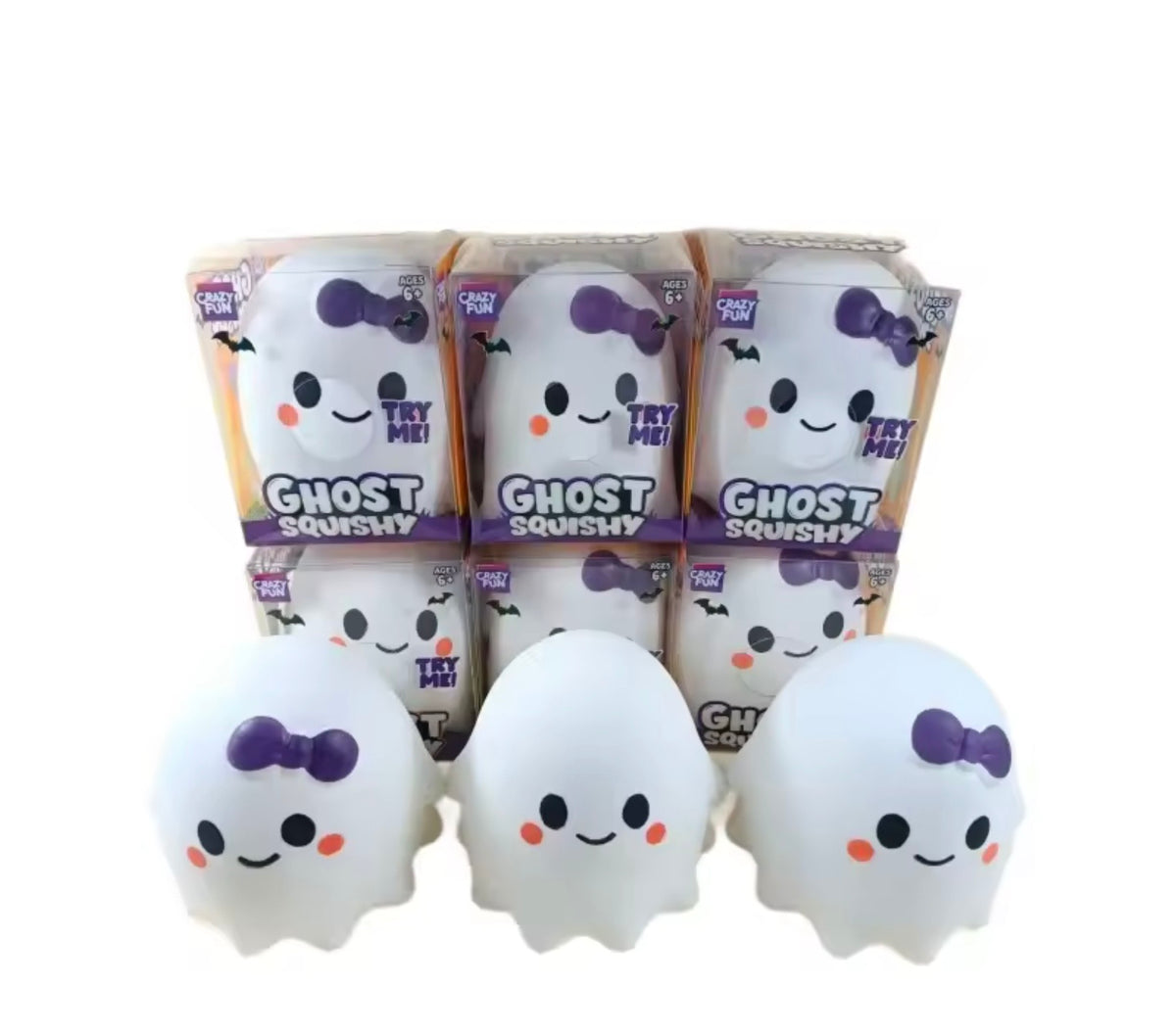 Large Ghost Halloween Squishy Toy