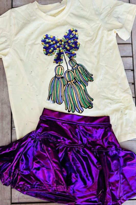 Mardi Gras Tassel Tee