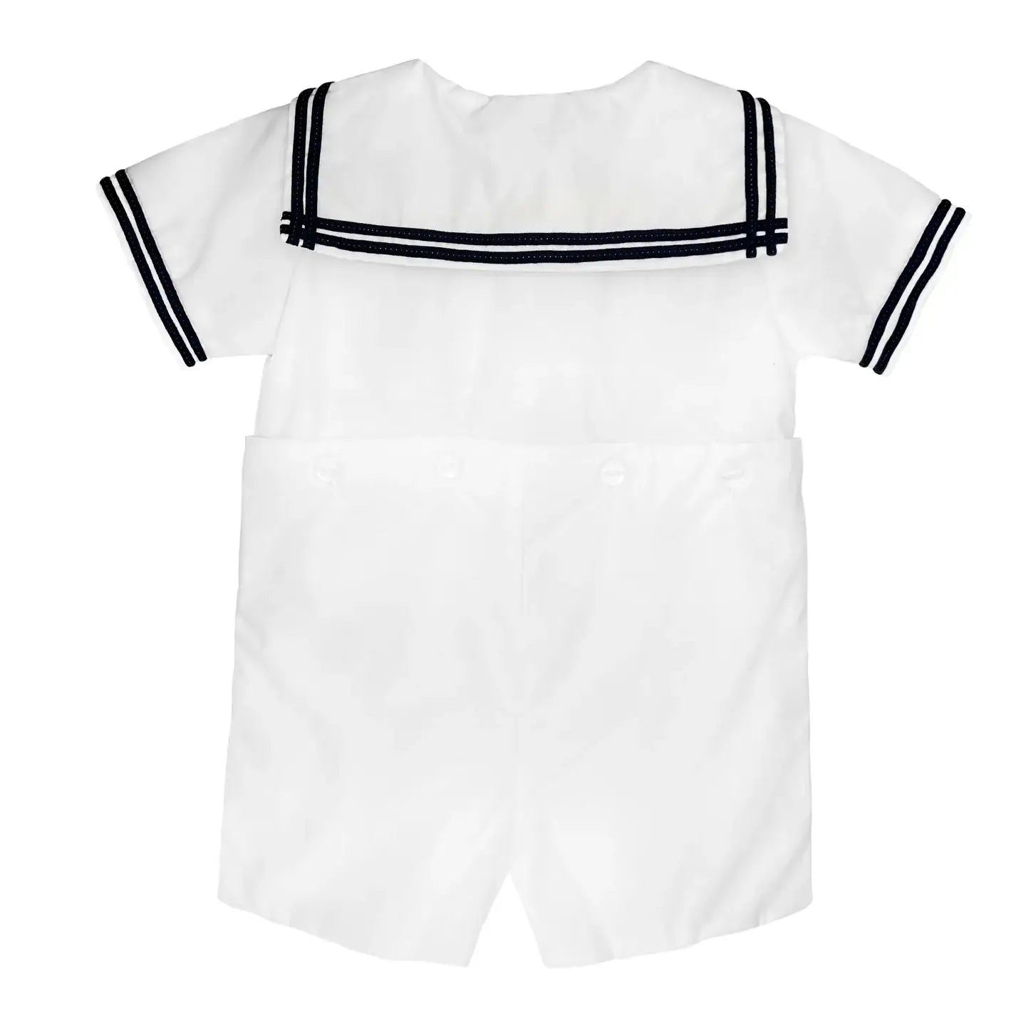 Nautical Sailor Bobby Suit: White