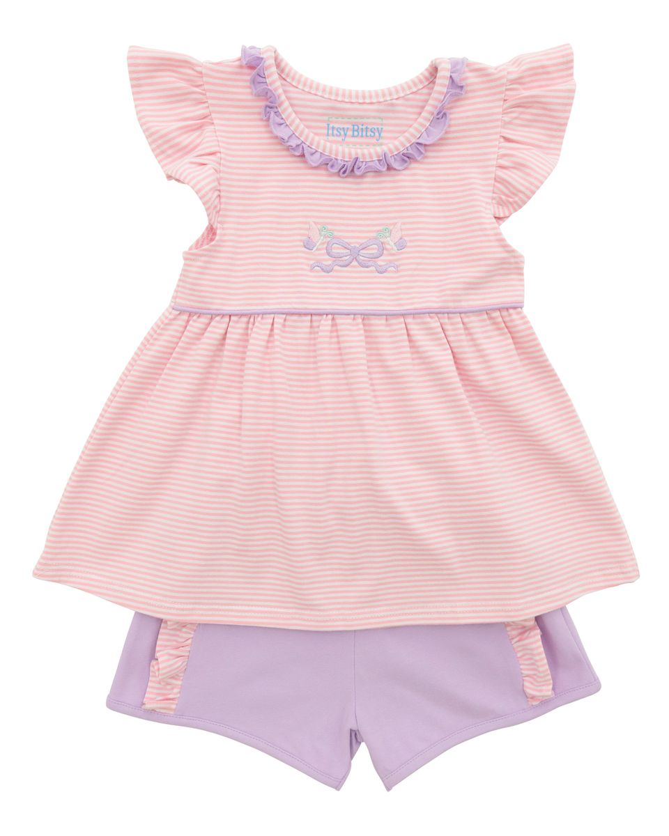 Butterflies & Bows Bubble & Short Set