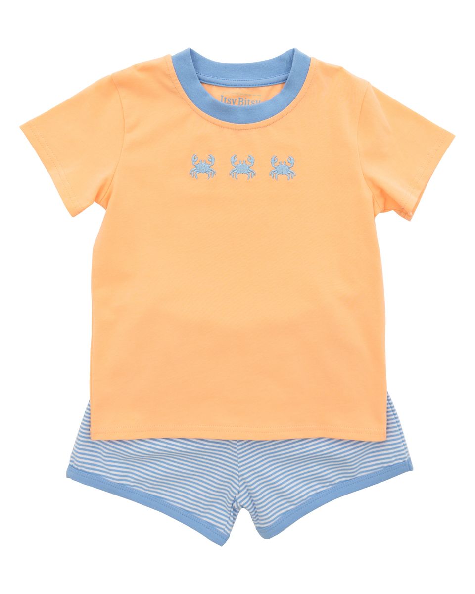Crab Trio Bubble and Short Set