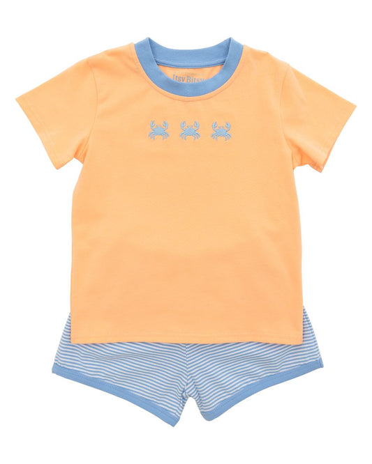 Crab Trio Bubble and Short Set
