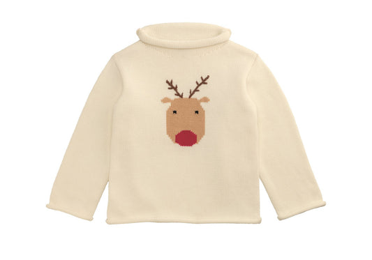 Reindeer Rollneck Sweater