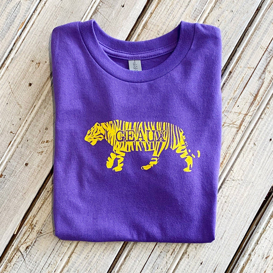 Geaux Tigers Kid Tee Shirt
