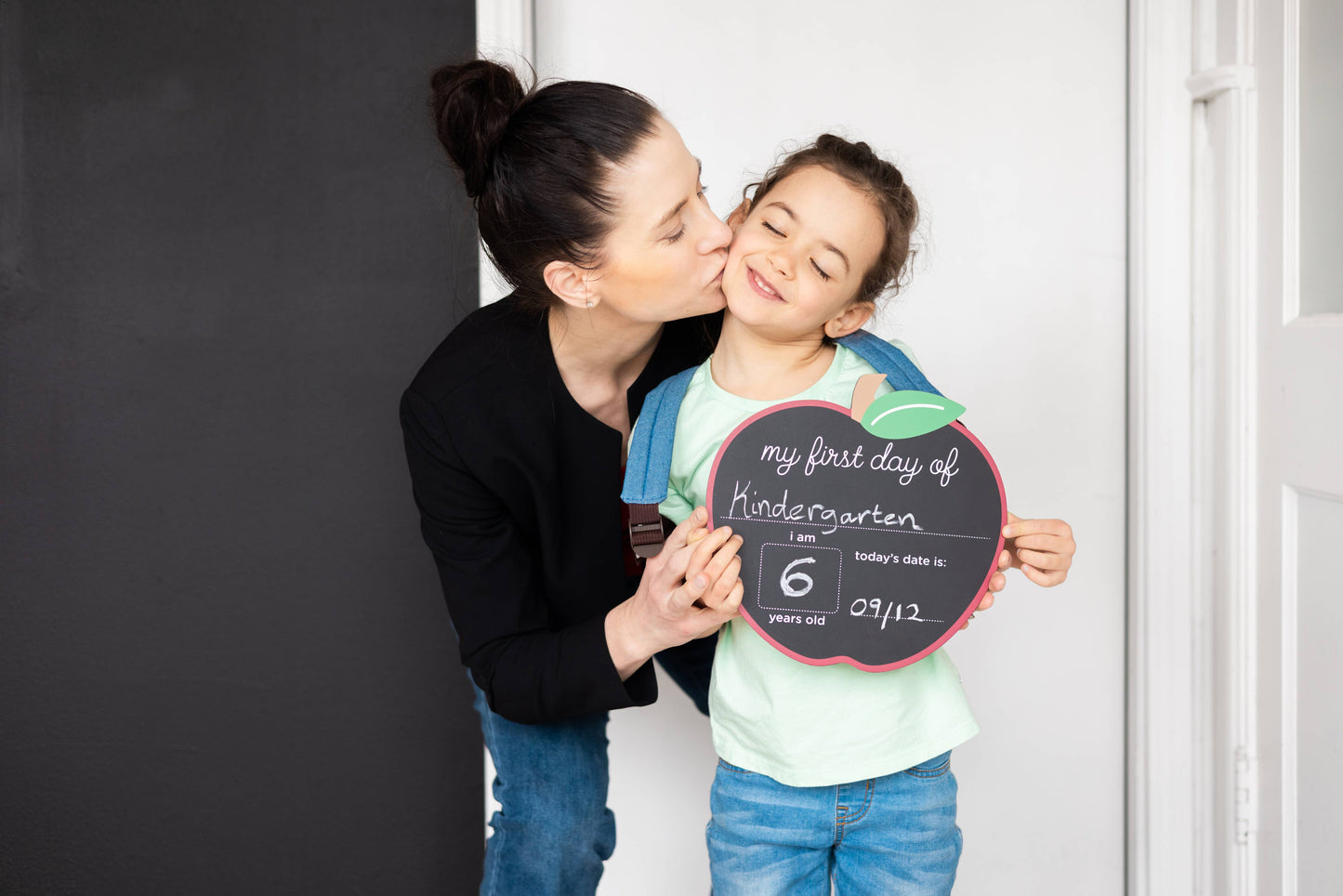 First and Last Day of School Reversible Chalkboard Sign